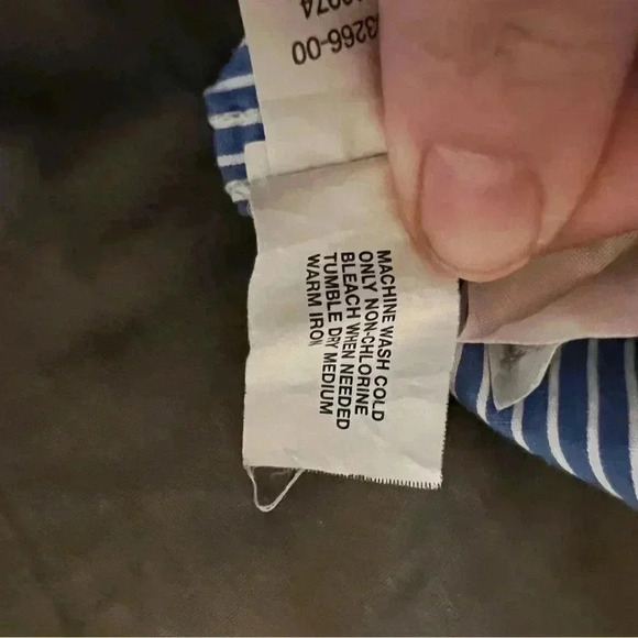 Vintage Boys Gap Kids 2006 Striped Button Up Shirt Size Large (10) EUC Fall - Picture 4 of 7